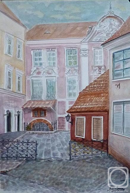 Lizlova Natalija. Courtyards and streets of Old Riga