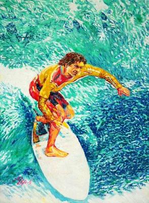 surfing. Chernay Lilia