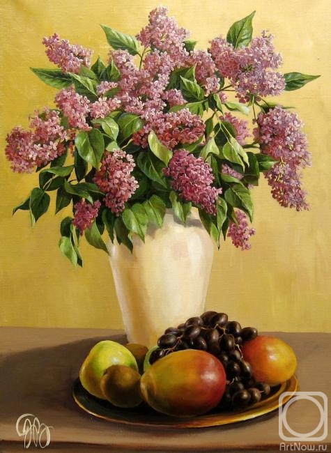 Panasyuk Natalia. Lilacs and fruits