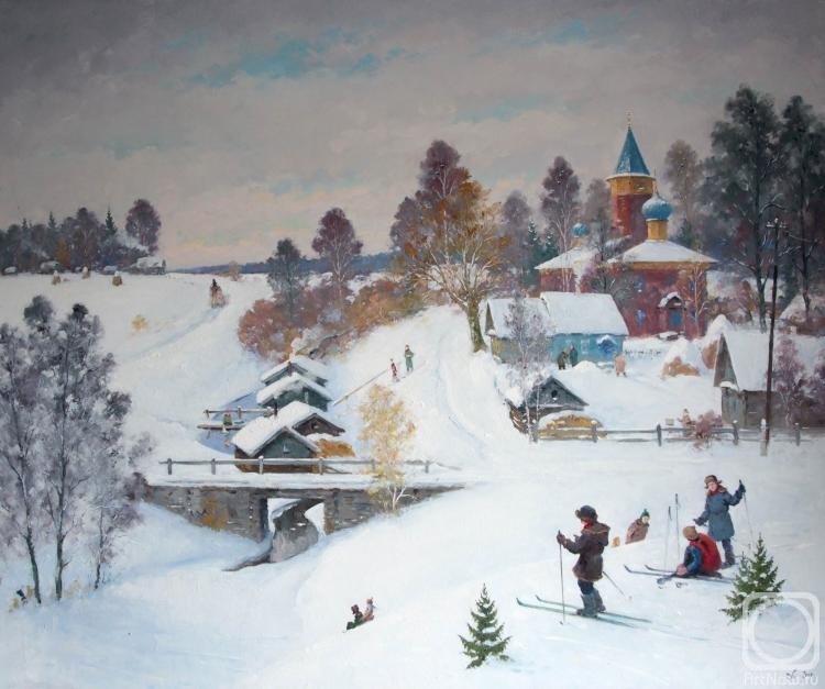 Alexandrovsky Alexander. Peredki Village. Winter