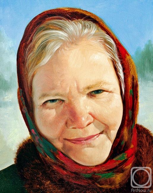 Mazur Nikolay. Portrait of a mother