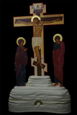 Calvary with the Crucifixion of the Savior. Vozzhenikov Andrei