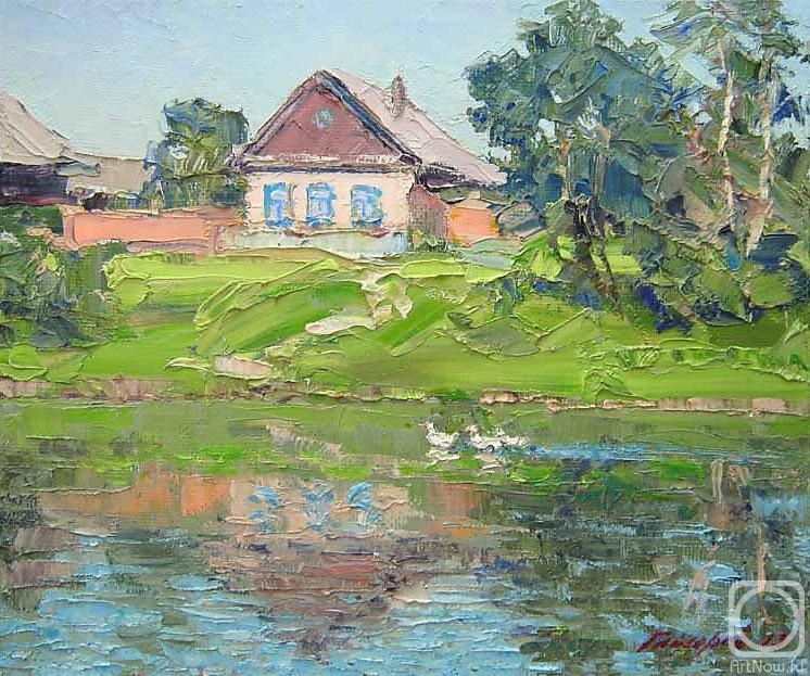 Gaiderov Michail. Village Pond