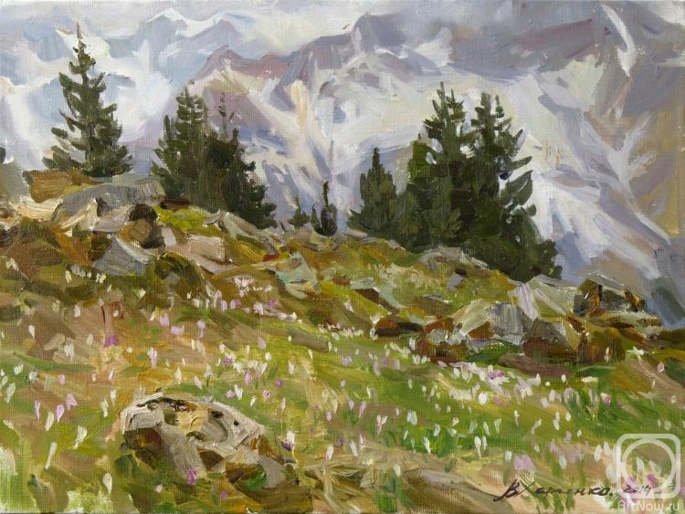 Kharchenko Victoria. Spring on a northern slope