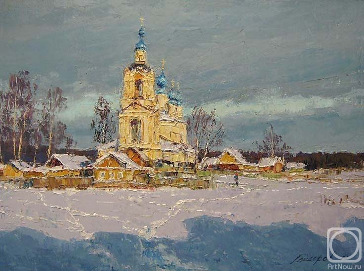 Gaiderov Michail. At the village church
