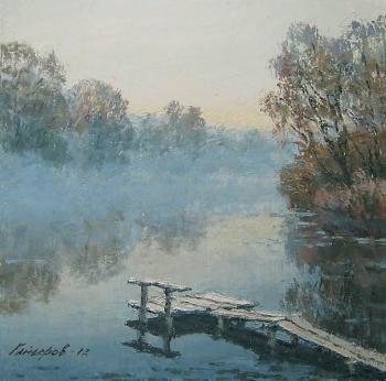 Gaiderov Michail Valentinovich. Autumn. Morning on the river