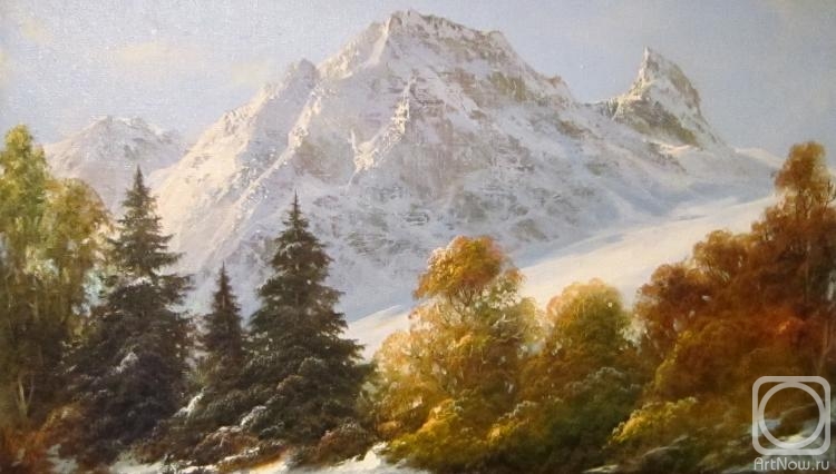 Kozlov Konstantin. View of Mount Sufruju