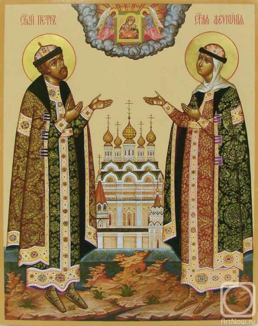 Roshina-Iegorova Oksana. Saint blessed Pyotr and Fevroniya