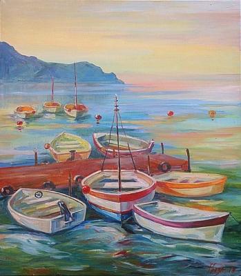 Boats. Spain. Grosa Ludmila