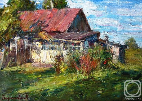 Biryukova Lyudmila. Grandmother's house
