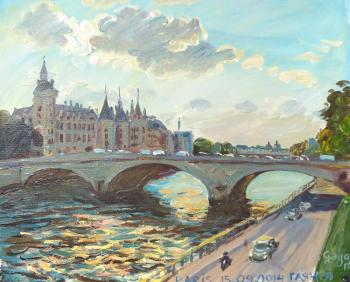 Paris, view of the Conciergerie from the Bridge of Notre Dame. Dobrovolskaya Gayane
