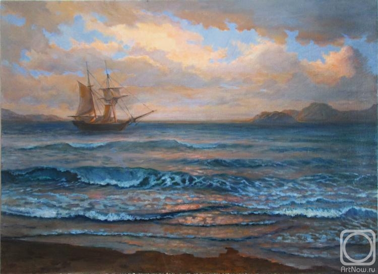 Shumakova Elena. Sea and ship