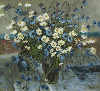 Cornflowers and daisies. Rudin Petr