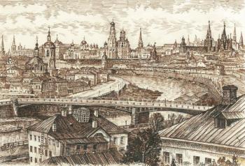 Old Moscow. View 2. Mukhametyanov Ilshat