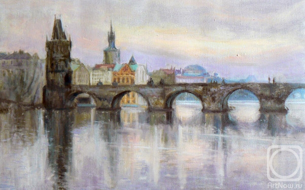 Malyusova Tatiana. Carlov bridge, Prague