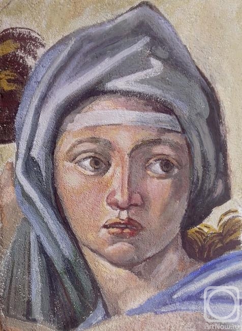 Silaeva Nina. Fresco by Michelangelo