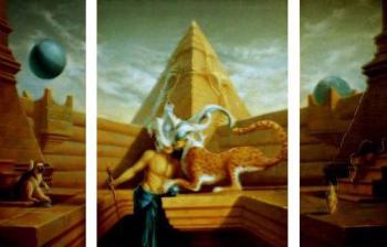 Cycle "Genesis". No7 (triptych)