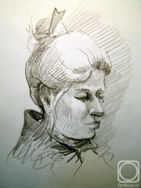 Gerasimov Vladimir. Five minutes sketch in the subway 43