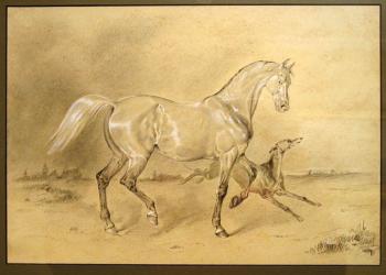 Horse and dog (copy: N.E. Sverchkov)