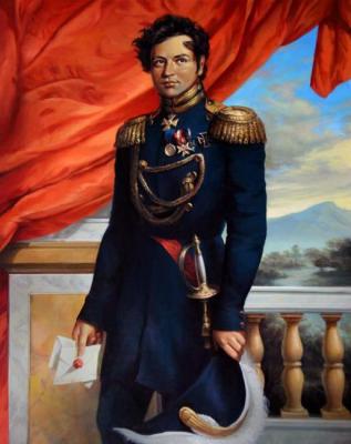 Yakov Alekseevich Potemkin (1781-1831). Russian Officer of the Napoleonic Wars (Lieutenant General, Adjutant General). Mescheriakov Pavel
