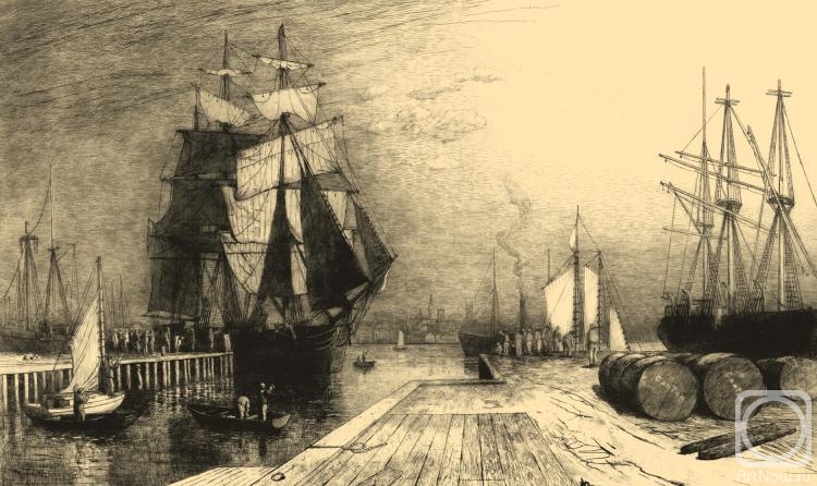 Kolotikhin Mikhail. The return of the whaling ship