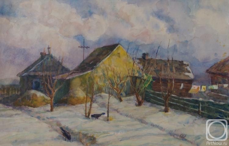 Belov Nikolay. Winter in countryside