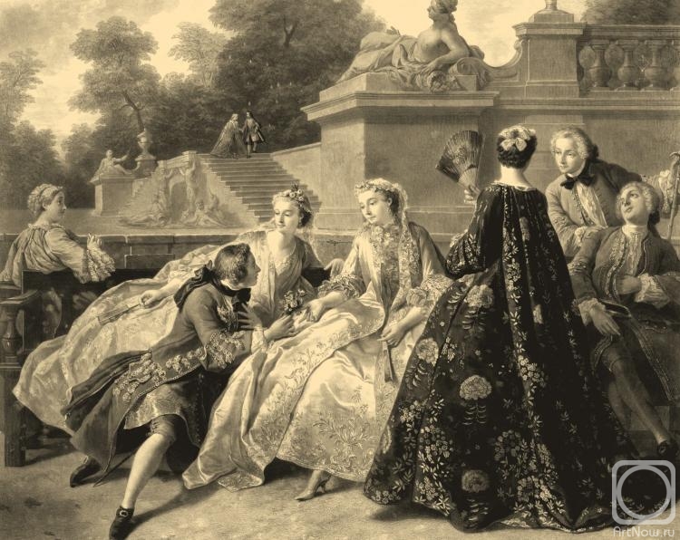 Kolotikhin Mikhail. Courtiers in Versailles