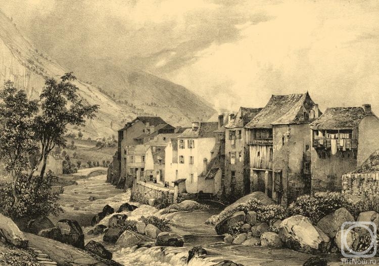 Kolotikhin Mikhail. View of Cauteretz (Hautere-Pyrenees)