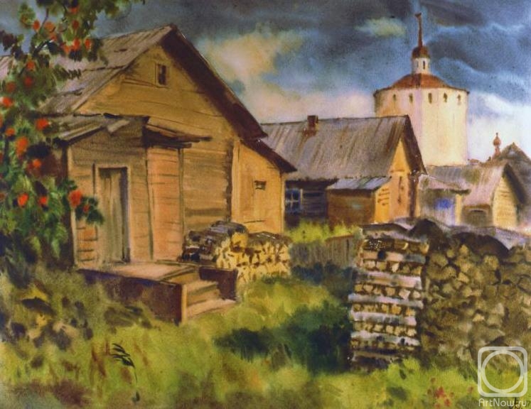Lapovok Vladimir. Yard in Kirillov