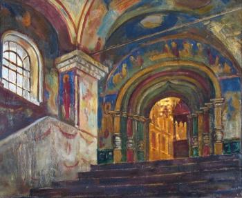 Yaroslavl. Porch of St. Elijah's Church. Interior (). Lapovok Vladimir