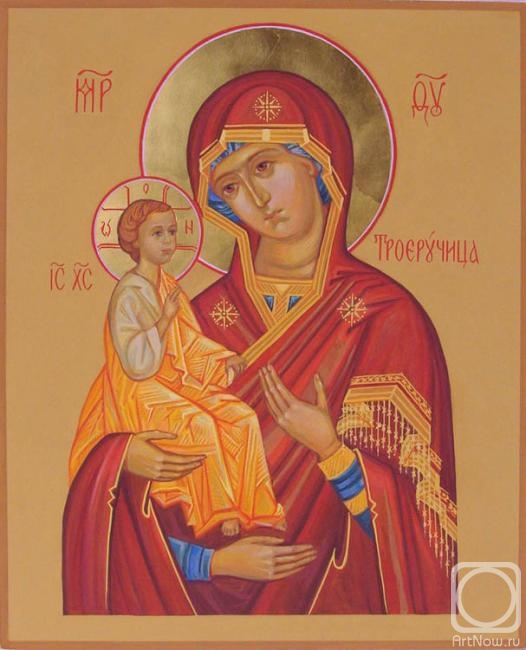 Roshina-Iegorova Oksana. Icon of the Mother of God of TROERUChITsA