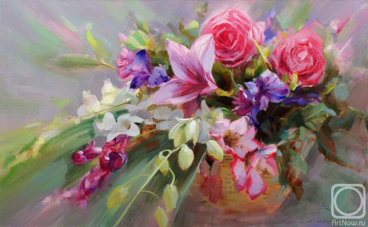 Shalaev Alexey. Flower baskets for the beloved