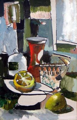 Tea with lemon. 2015. Makeev Sergey