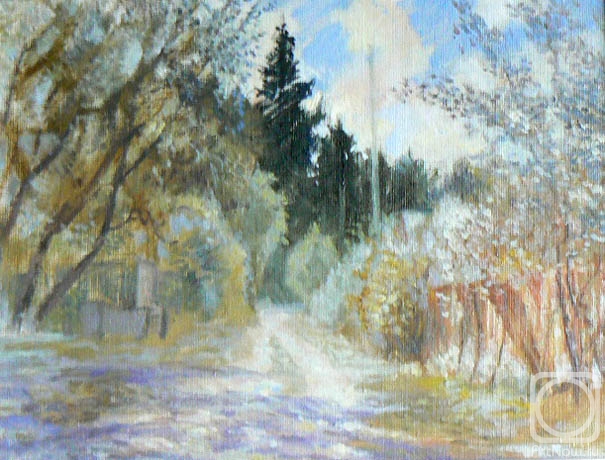 Malyusova Tatiana. Road in the country