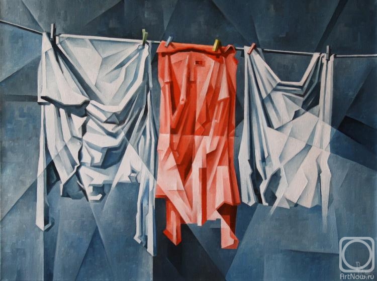 Krotkov Vassily. Drying. Cubo-futurism