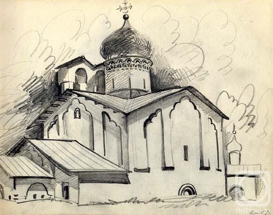 Gerasimov Vladimir. Pskov, sketch 7