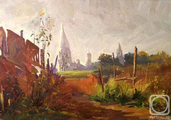 Картина. Герасимов Владимир. Москва. Коломенское 2 (старые этюды)