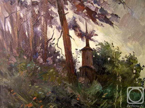 Картина. Герасимов Владимир. Москва. Усадьба Архангельское 4 (старые этюды)