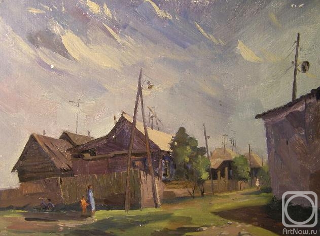 Картина. Герасимов Владимир. Командировка в Шушенское (старые этюды)