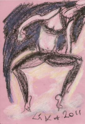 Yu-dance Neolithic on pink (63). Volchek Lika