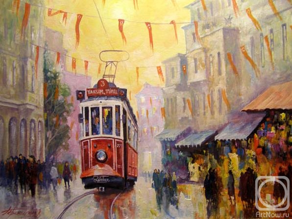    .  . .  (Nostalgic tram)
