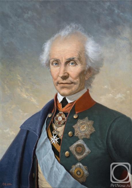 Efoshkin Sergey. Portrait of Alexander Vasilyevich Suvorov
