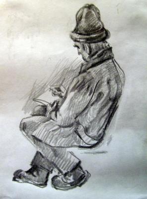 Five minutes sketch in the subway 5