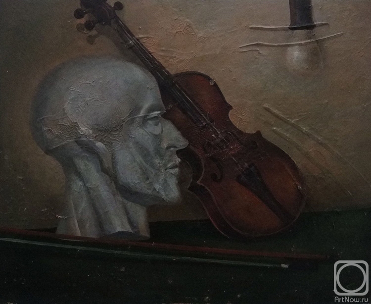 Karpov Evgeniy. Head and the violin