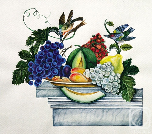 Lesokhina Lubov. Birds and Fruits