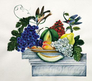 Birds and Fruits. Lesokhina Lubov