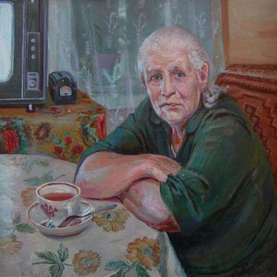 Old woman Tanja. Loukianov Victor