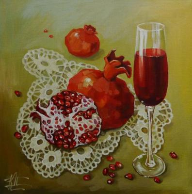 Pomegranate wine