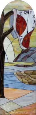 Stained glass window "Dali". Kuropteva Evgenia
