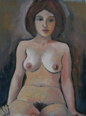 The woman on the dark background (Figure Of The Person). Klenov Valeriy